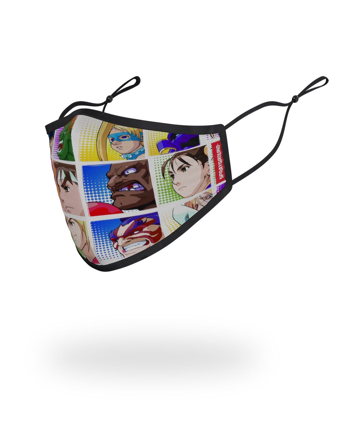 Adult Street Fighter Player Select Form Fitting Face-Covering - Image 2