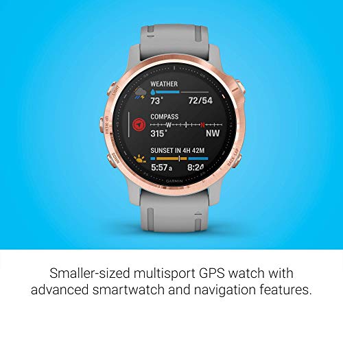 Garmin - fēnix 6S Sapphire GPS Smartwatch 42mm - Rose Gold - 010-02159-20 - Image 2