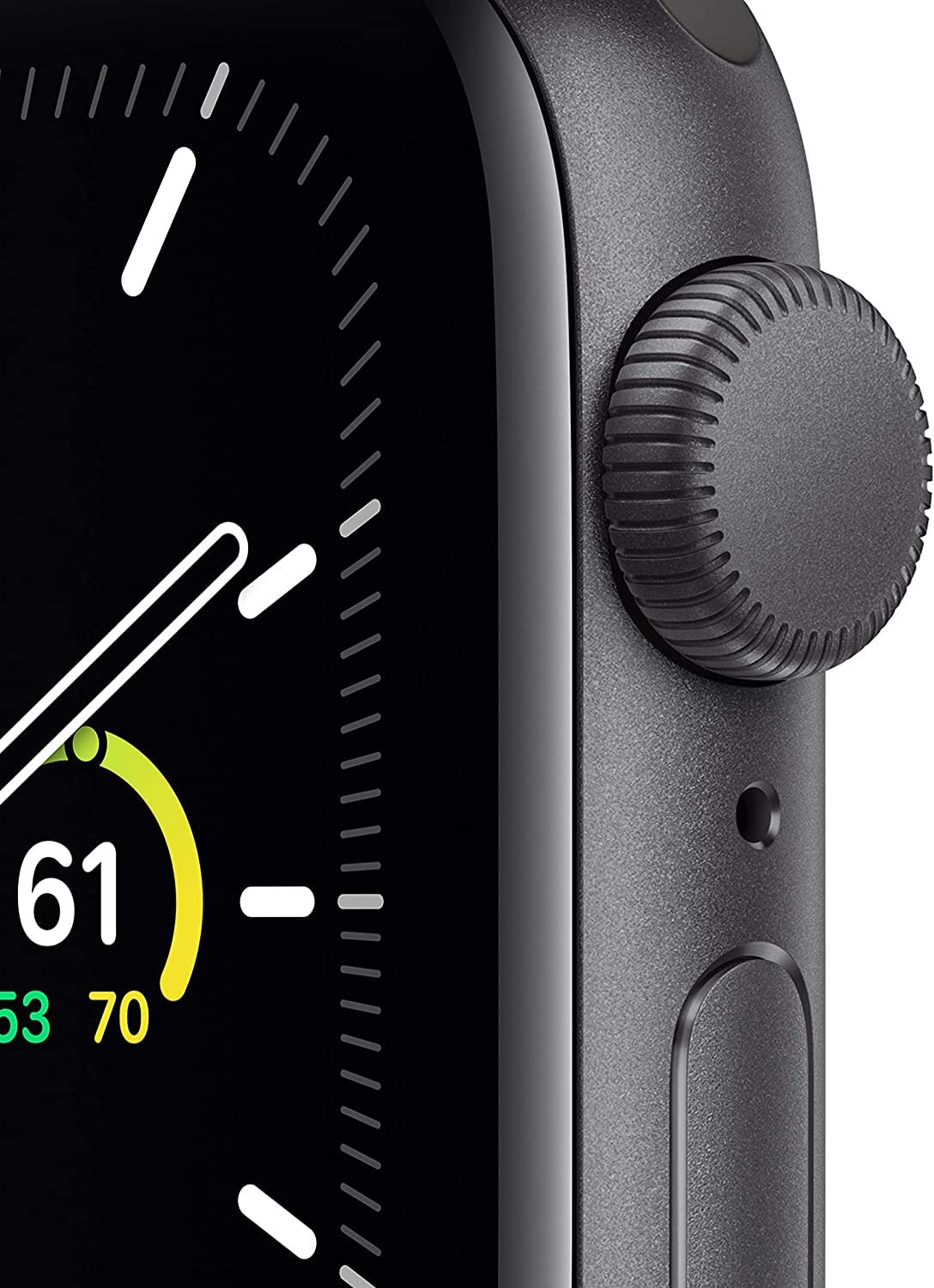Apple Watch SE (GPS, 40mm) - Space Gray Aluminum Case with Black Sport Band - MKQ13LL/A - Image 2