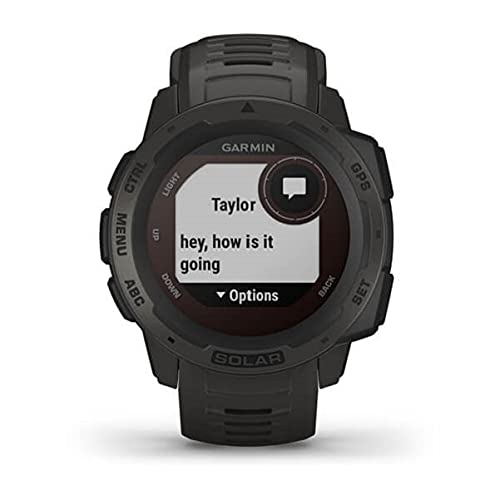 Garmin - Instinct Solar Rugged GPS Smartwatch 45mm Fiber Graphite - 010-02293-10 - Image 8