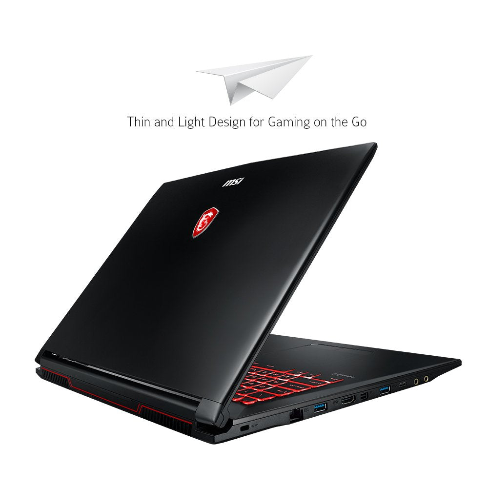 MSI 17.3" Gaming Laptop - i7-7700HQ - GeForce GTX 1050 - 8GB DDR4 - 128GB SSD+1TB HDD (GL72M 7RDX-800) - Image 4
