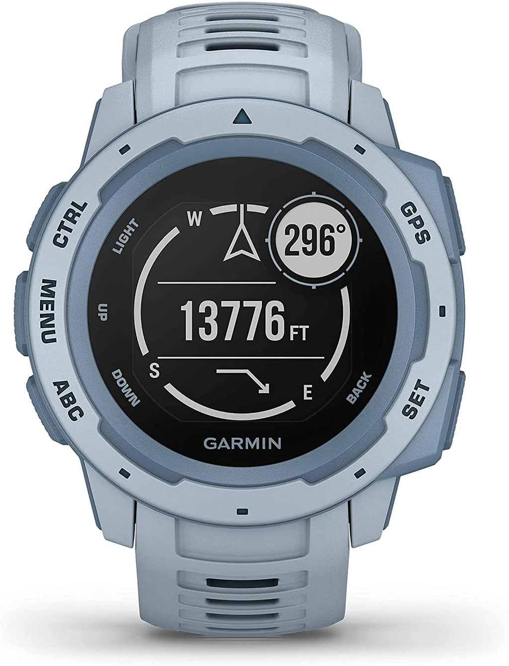 Garmin - Instinct GPS Smartwatch 45mm Fiber-Reinforced Polymer - Sea Foam - 010-02064-05 - Image 2