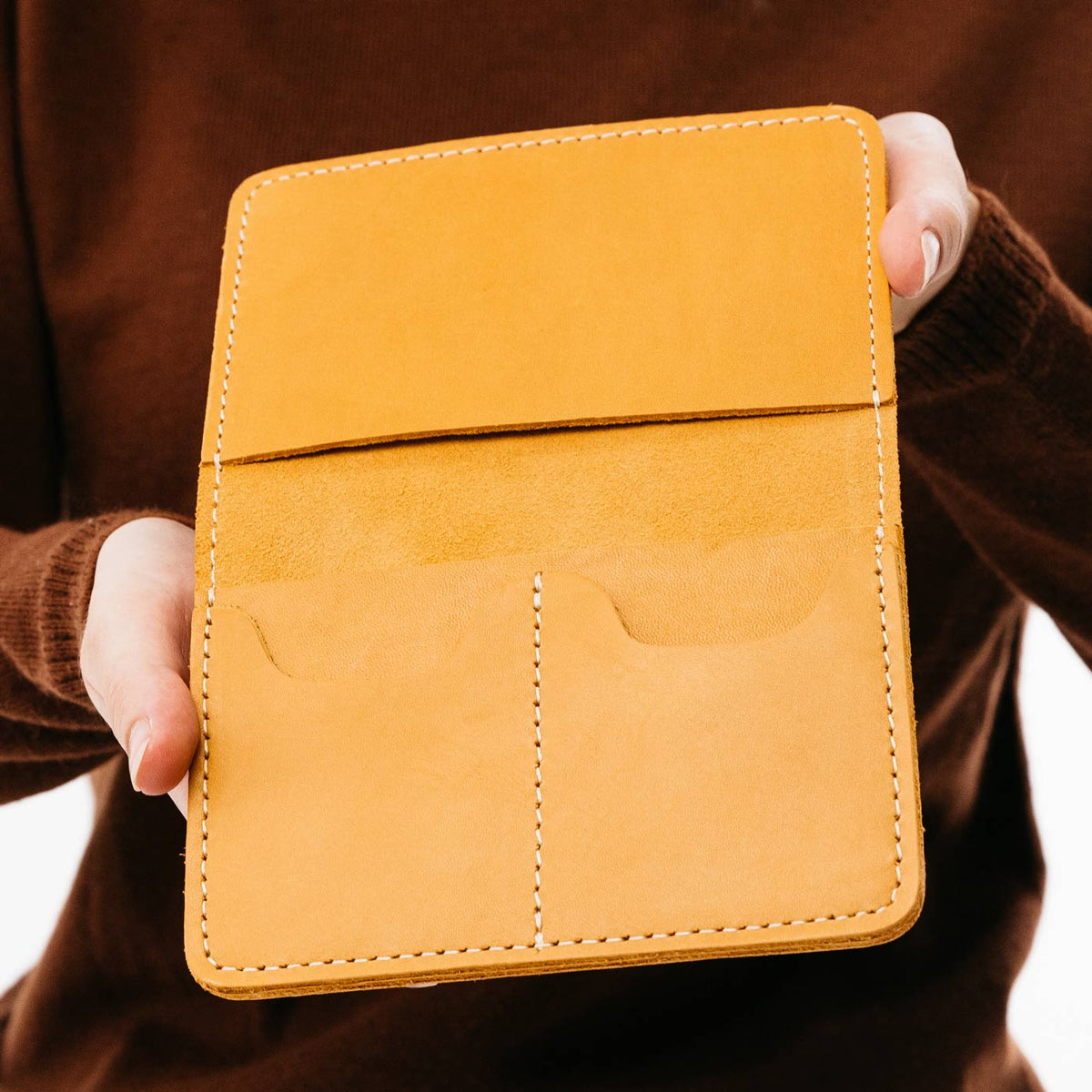 'Almost Perfect' Leather Modern Passport Holder - Image 96