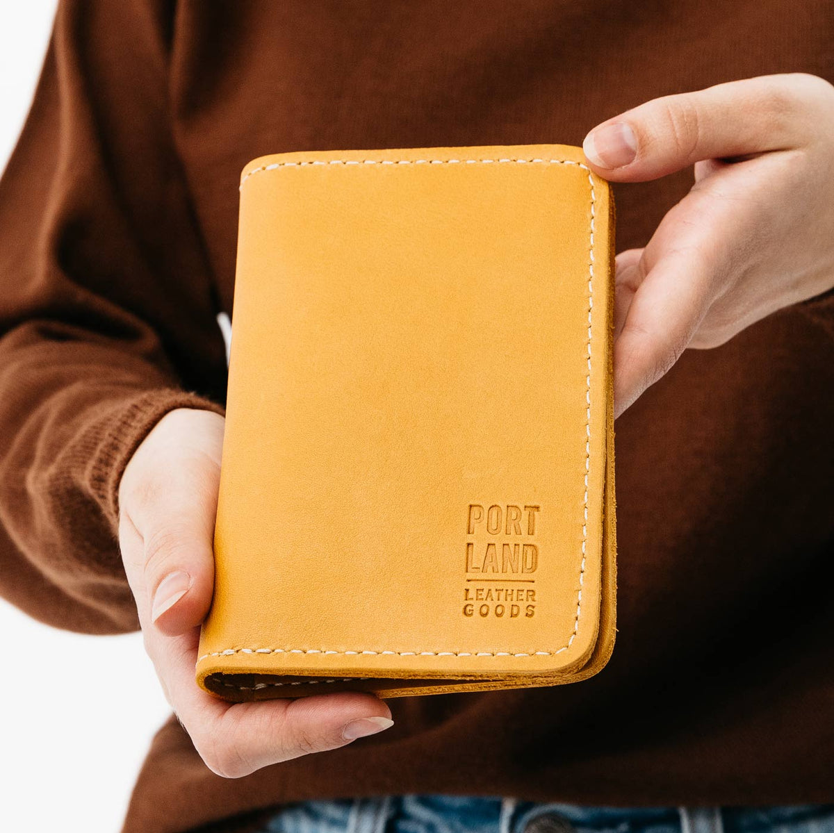 'Almost Perfect' Leather Modern Passport Holder - Image 97