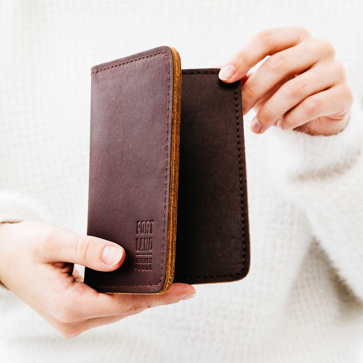 'Almost Perfect' Leather Modern Passport Holder - Image 95