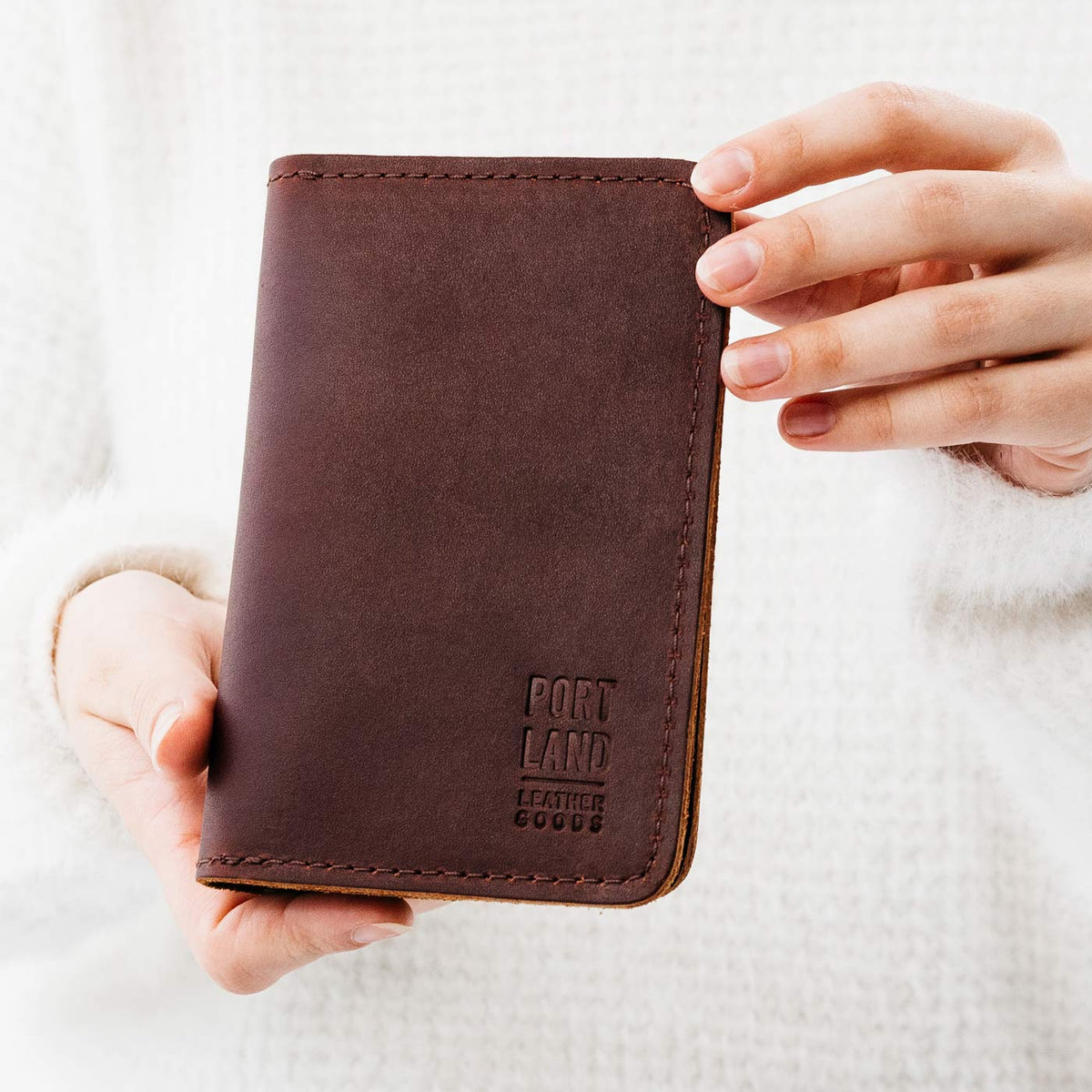 'Almost Perfect' Leather Modern Passport Holder - Image 94