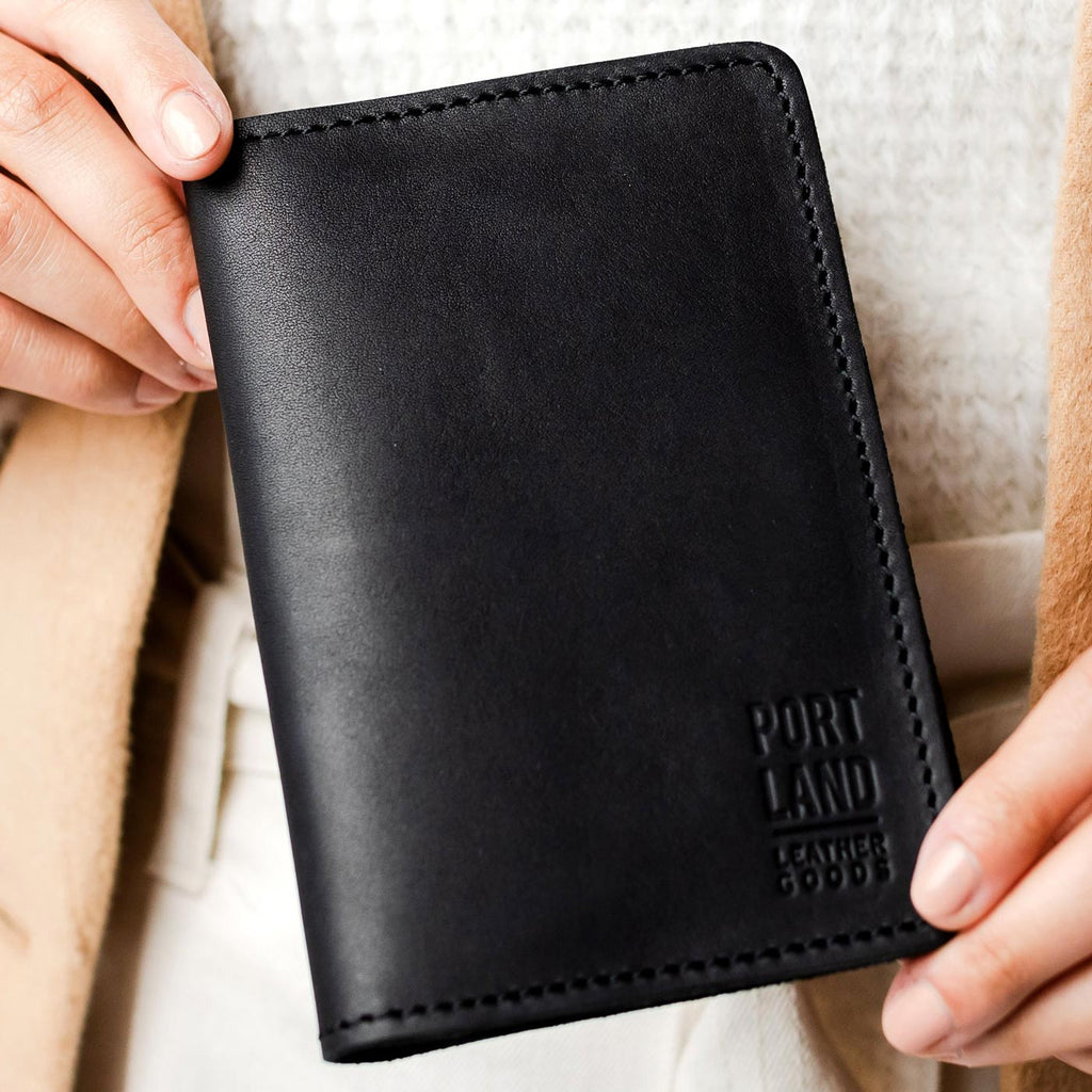 'Almost Perfect' Leather Modern Passport Holder - Image 99