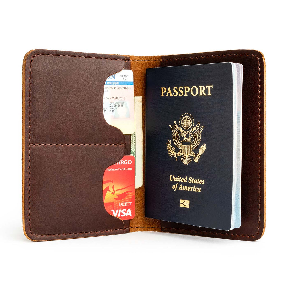 'Almost Perfect' Leather Modern Passport Holder - Image 87