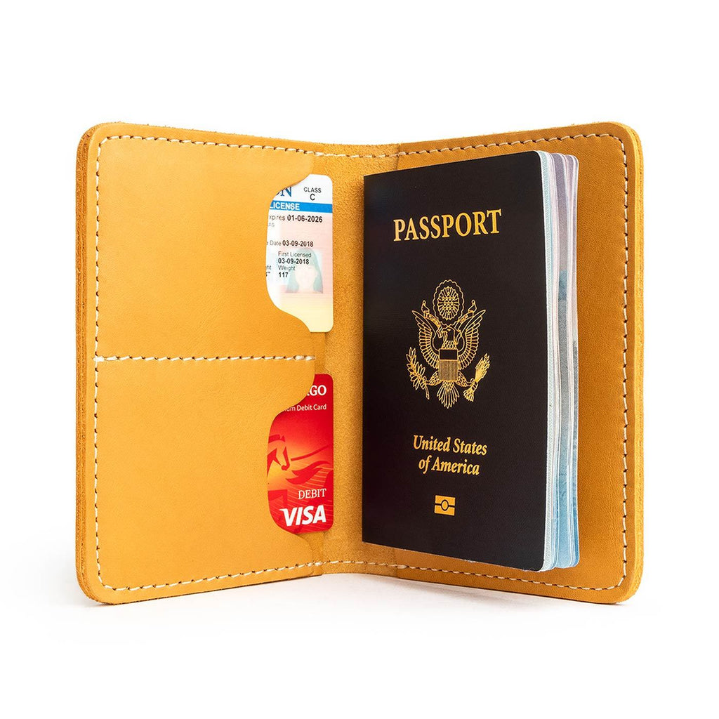 'Almost Perfect' Leather Modern Passport Holder - Image 85