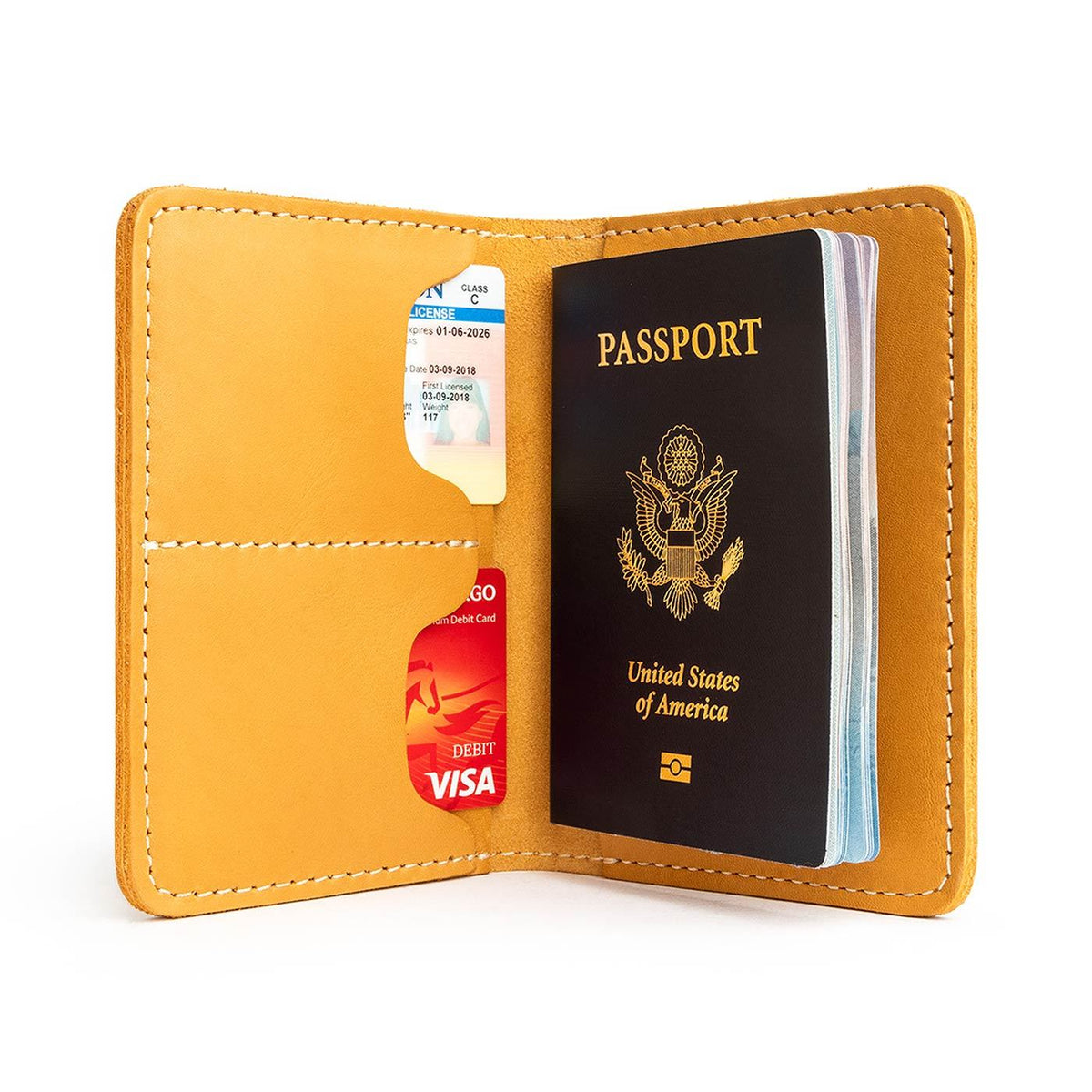'Almost Perfect' Leather Modern Passport Holder - Image 85