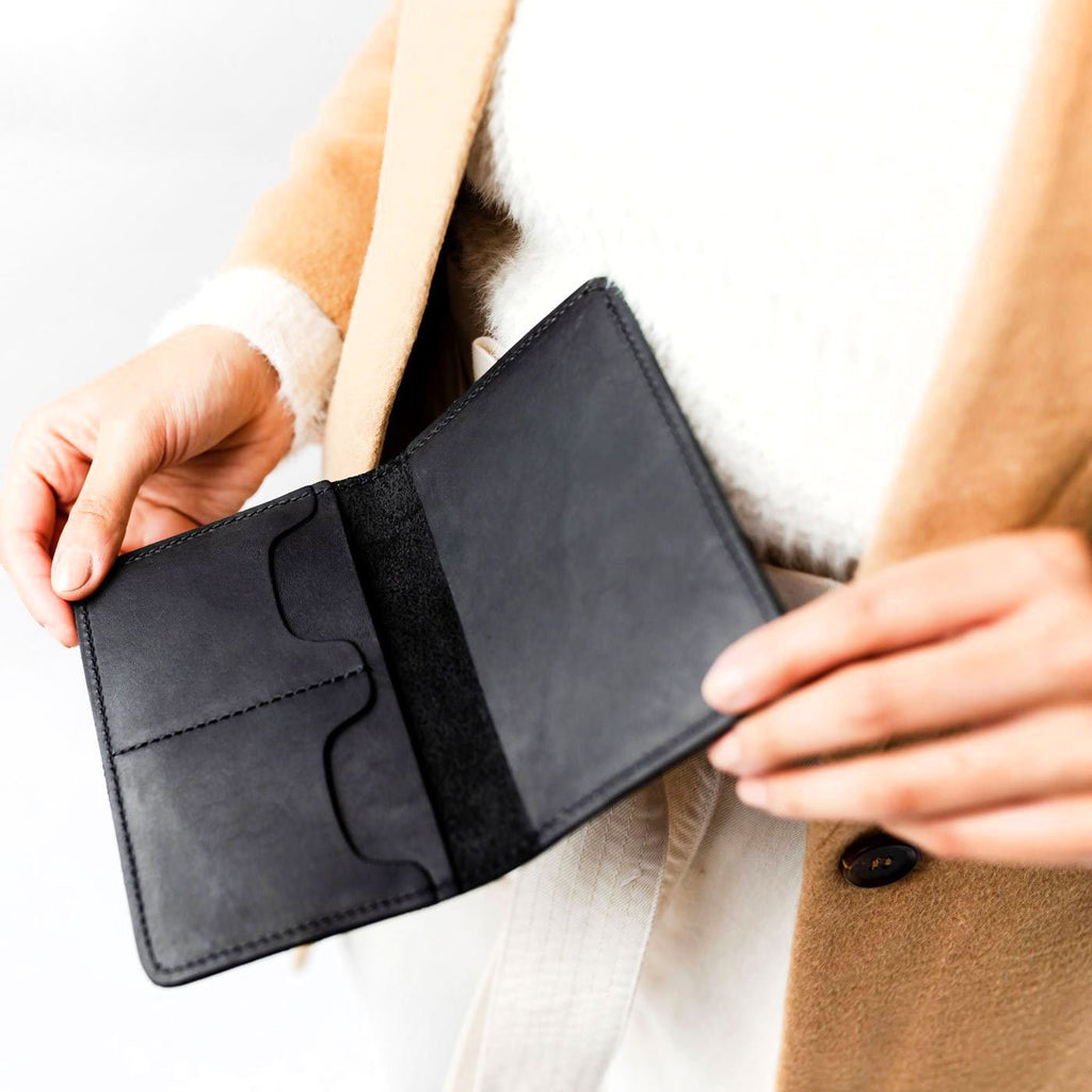'Almost Perfect' Leather Modern Passport Holder - Image 100