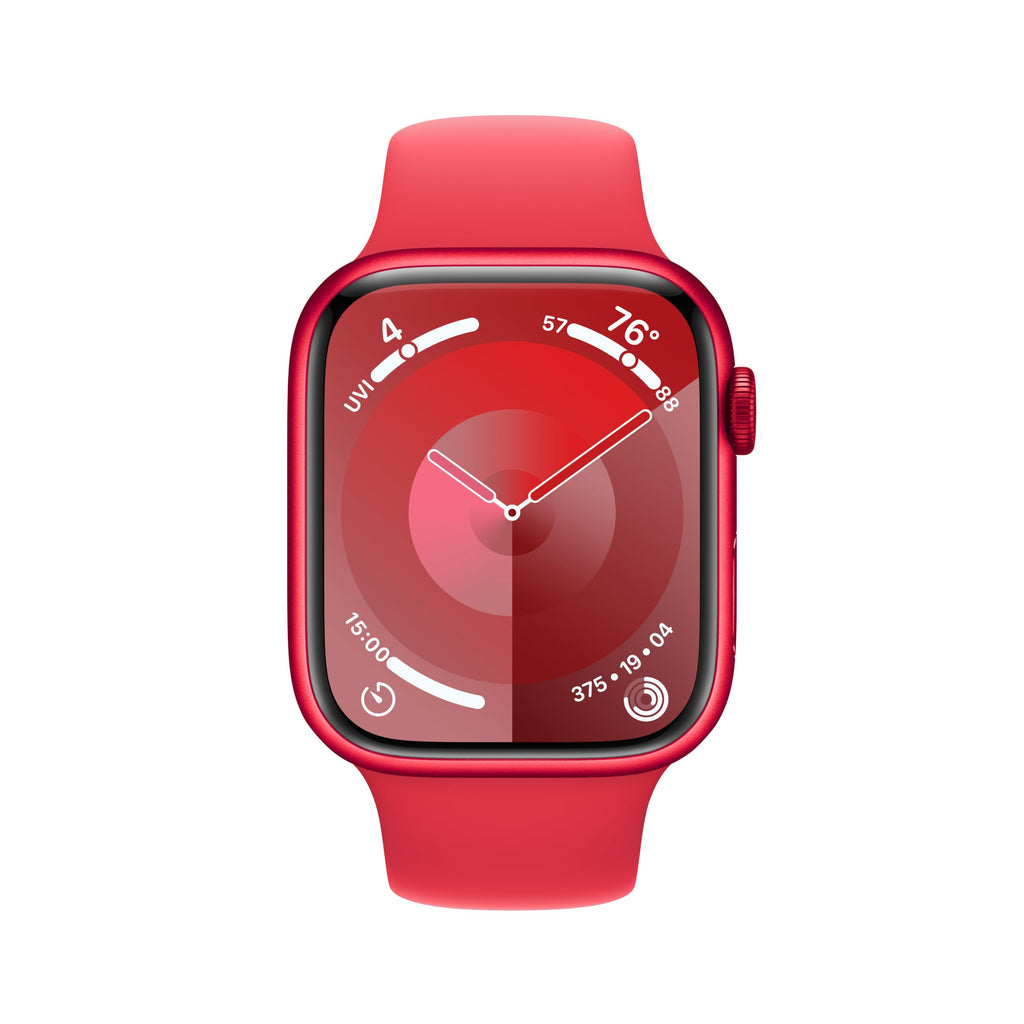 Apple Watch Series 9 (GPS + Cellular) 45mm Aluminum Case with RED Sport Band - S/M - (PRODUCT)RED - MRYE3LL/A - Image 2
