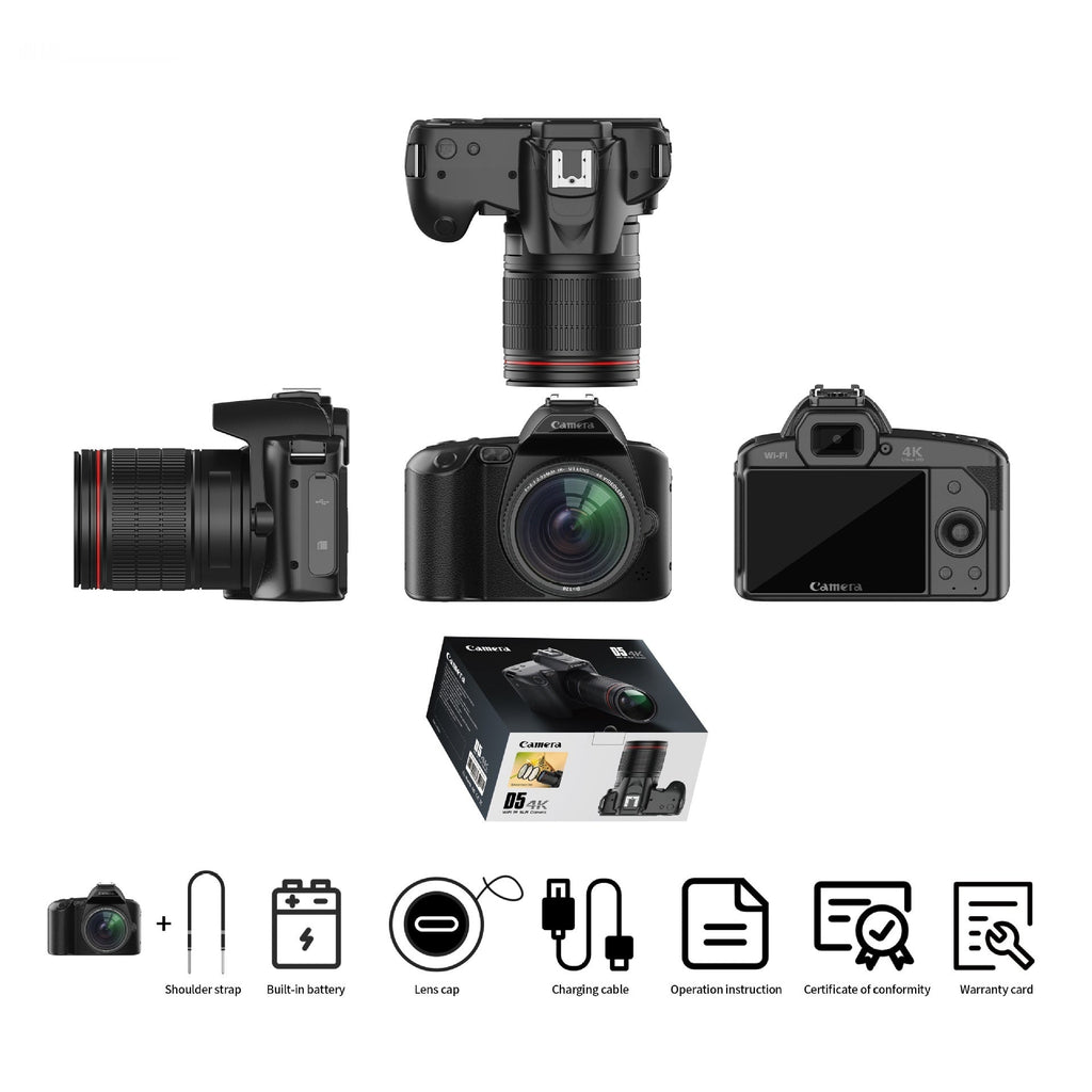 Million Pixels D5 HD Wifi Digital Camera - Image 2