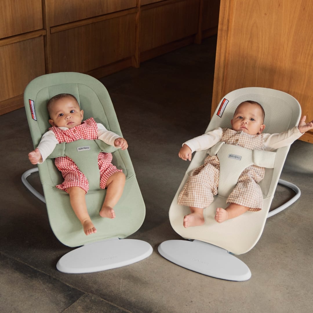 BabyBjörn Bouncer Begin - Mesh, Cream - Image 5