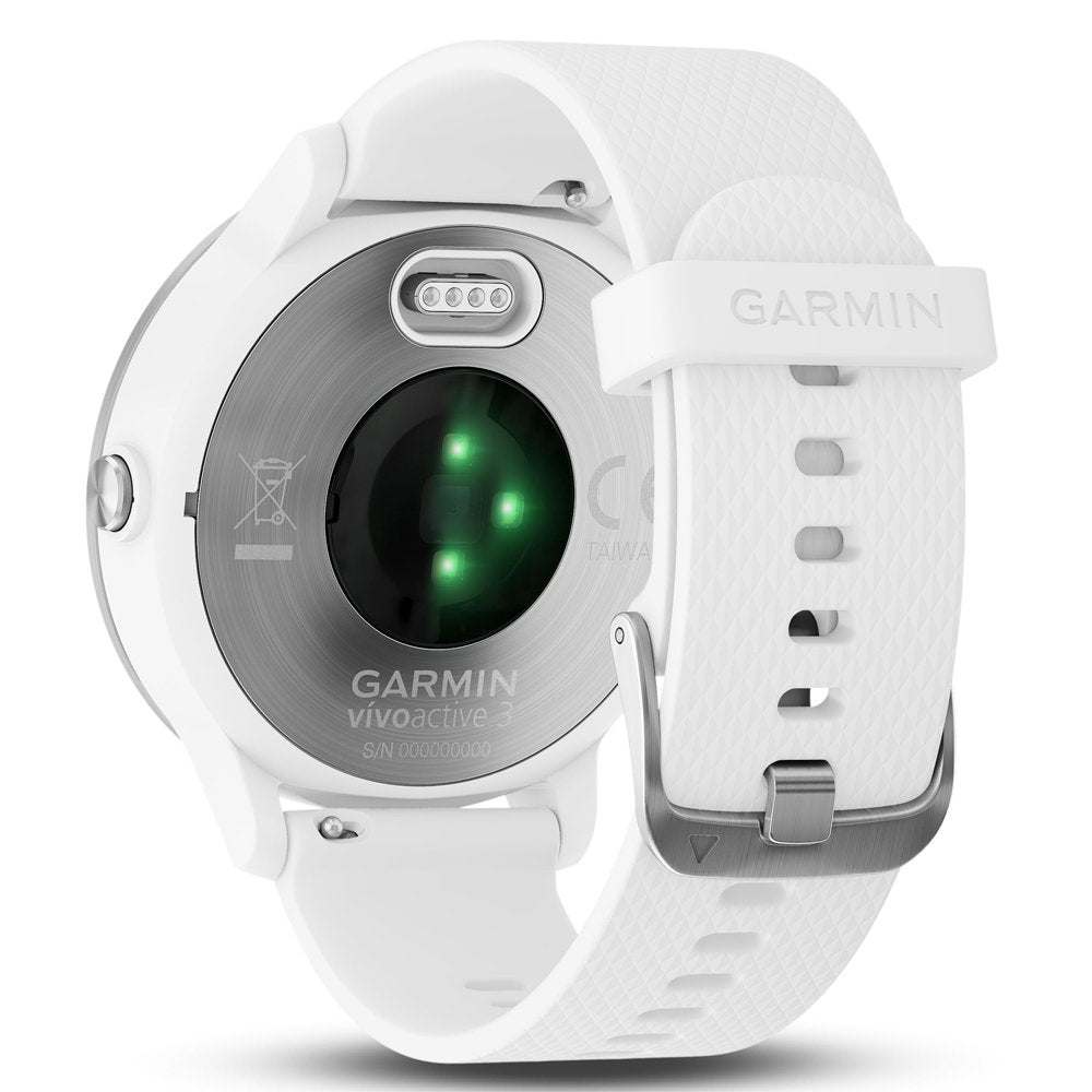 Garmin VIVOACTIVE 3 - WHITE & STAINLESS - 010-01769-21 - Image 6