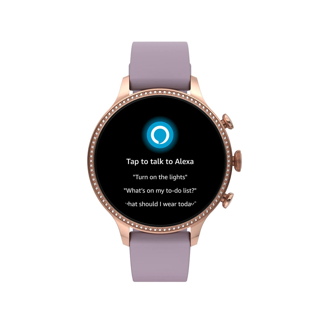 Fossil - Gen 6 Smartwatch 42mm Purple Silicone - Rose Gold - FTW6080V - Image 6