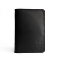 'Almost Perfect' Leather Modern Passport Holder - Black