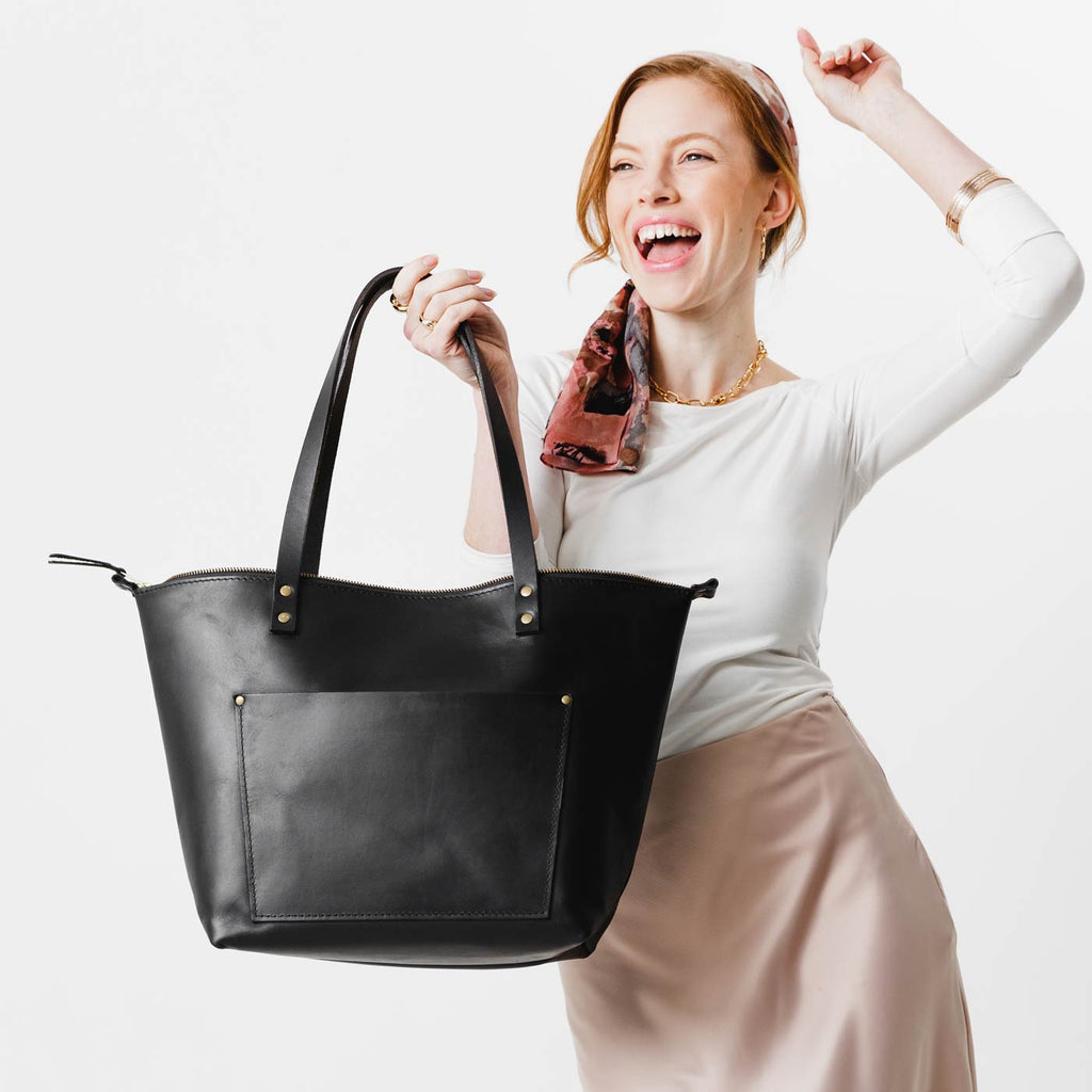 'Almost Perfect' Leather Tote Bag - Image 195