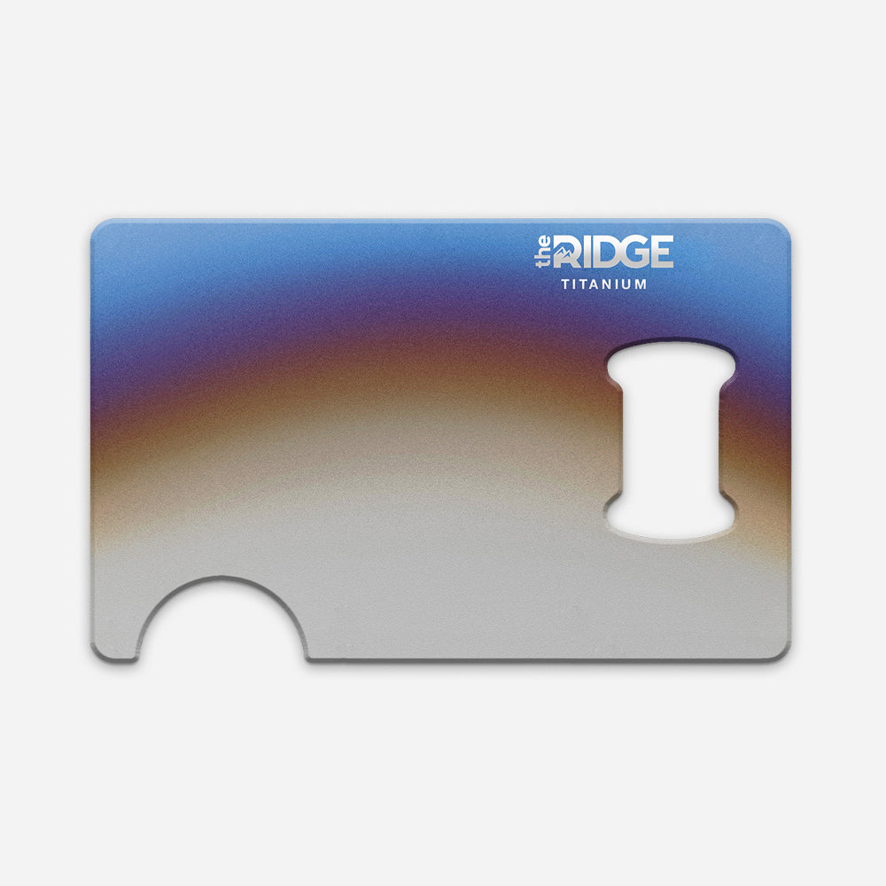 Ridge Bottle Opener - Burnt Titanium Bottle Opener - Image 2