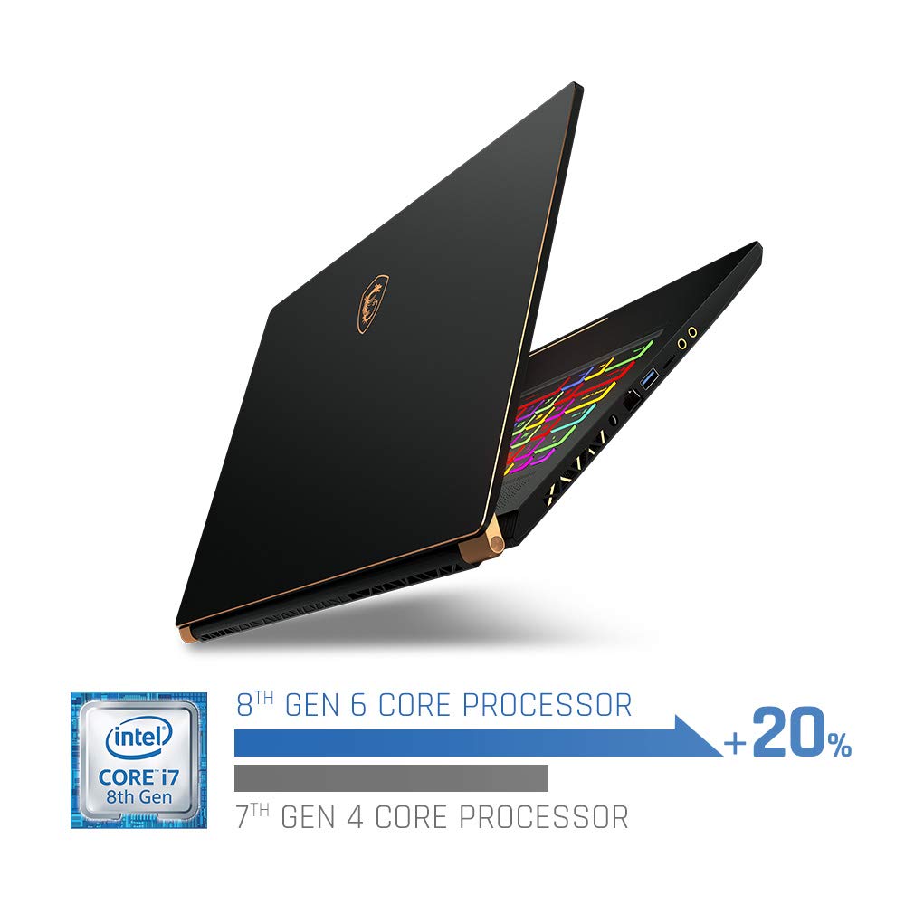 MSI GS75 Stealth-204 17.3" Notebook - i7-8750H -RTX 2060 - 16 GB RAM - 256 GB SSD (GS75204) - Image 4