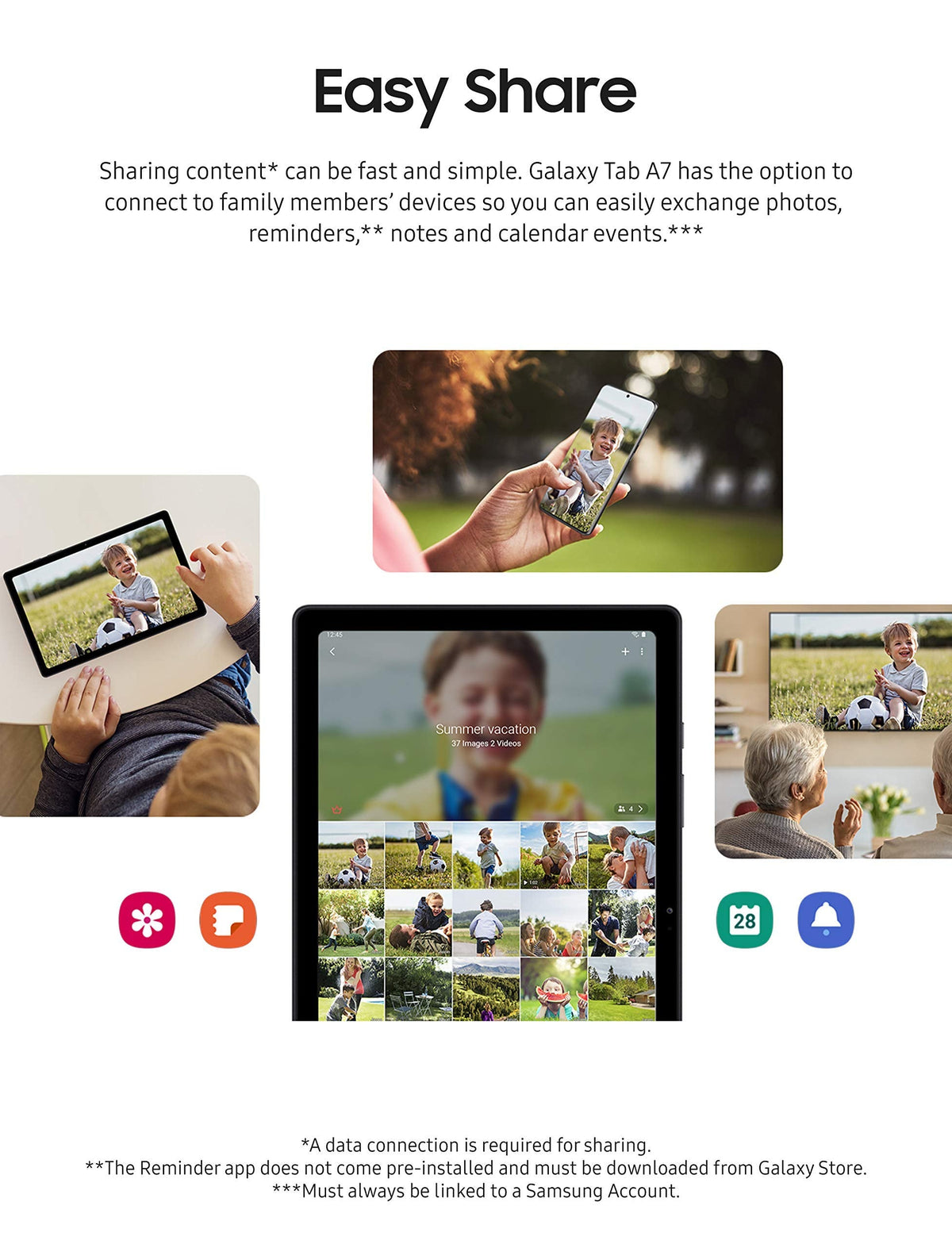 Samsung Galaxy Tab A7 10.4" Wi-Fi 64GB - Gray - SM-T500NZAEXAR - Image 7