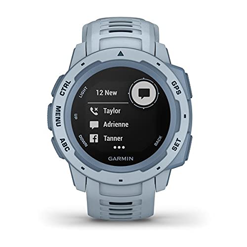 Garmin - Instinct GPS Smartwatch 45mm Fiber-Reinforced Polymer - Sea Foam - 010-02064-05 - Image 7