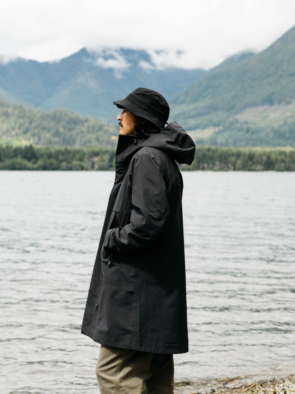 Men's Longline Stormbird Waterproof Jacket - Image 4