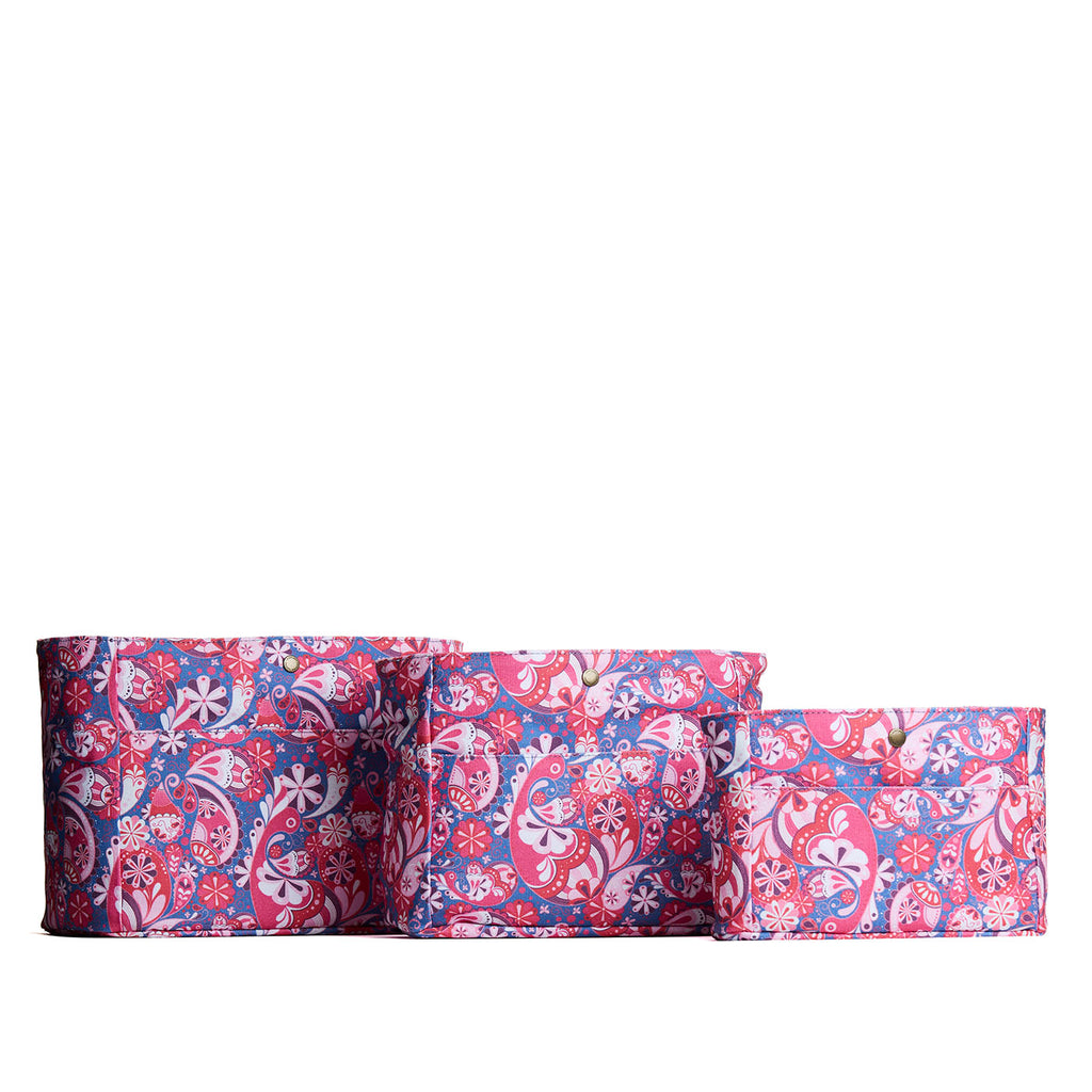 Printed Canvas Purse Organizer - Image 65