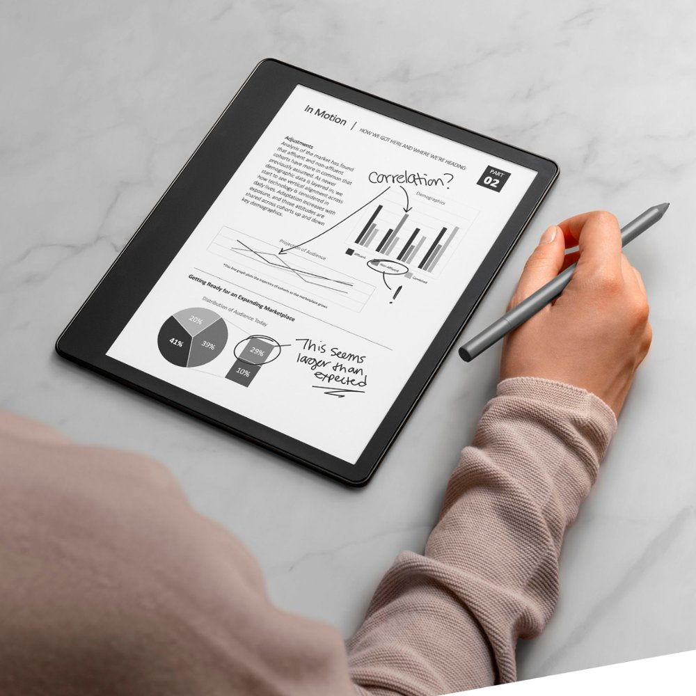 Amazon Kindle Scribe Digital Notebook - 32 GB with Premium Pen - 2022 - Gray - B09BSGFTHY - Image 5