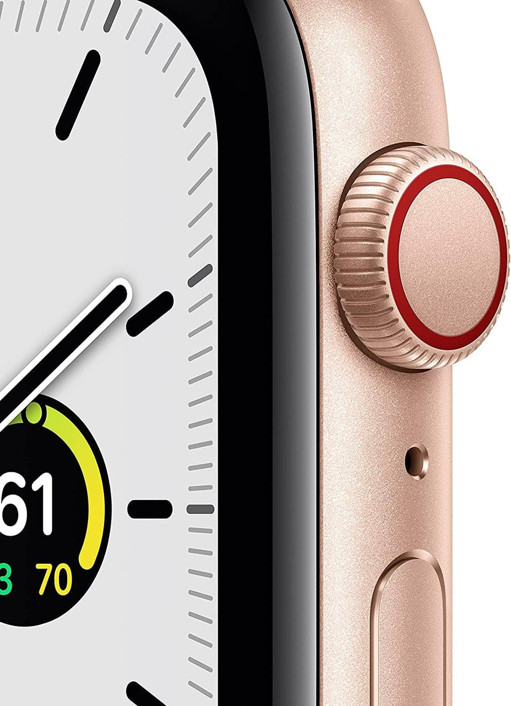 Apple Watch Series SE (GPS + Cellular, 44MM) Gold Aluminum Starlight Band - MKRP3LL/A - Image 2