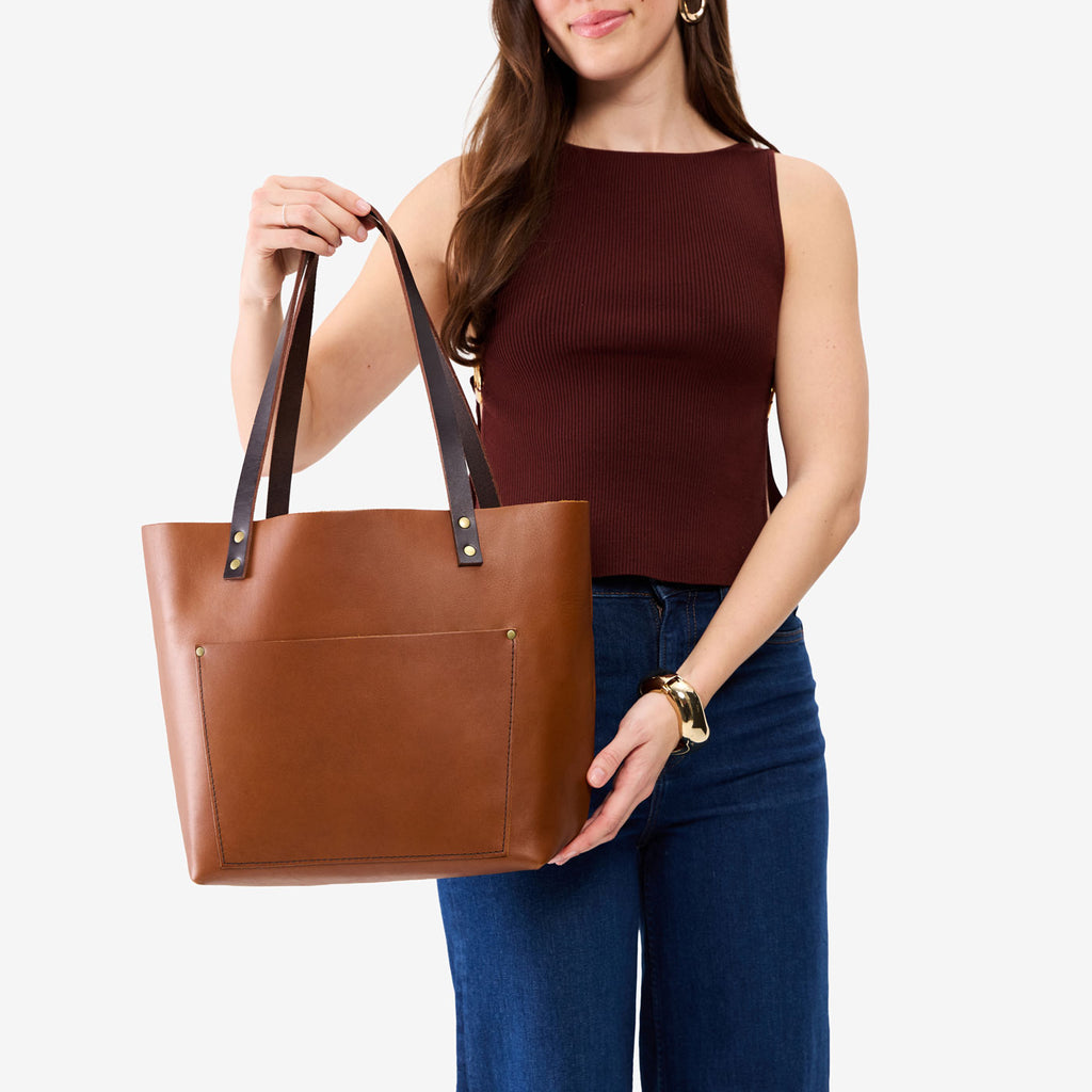 'Almost Perfect' Leather Tote Bag - Image 72