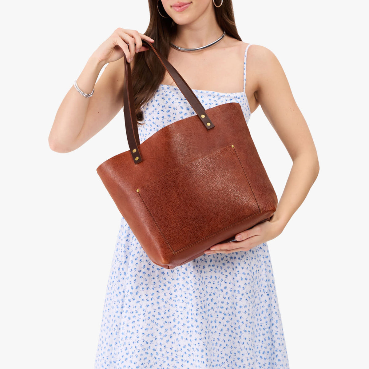 'Almost Perfect' Leather Tote Bag - Image 79