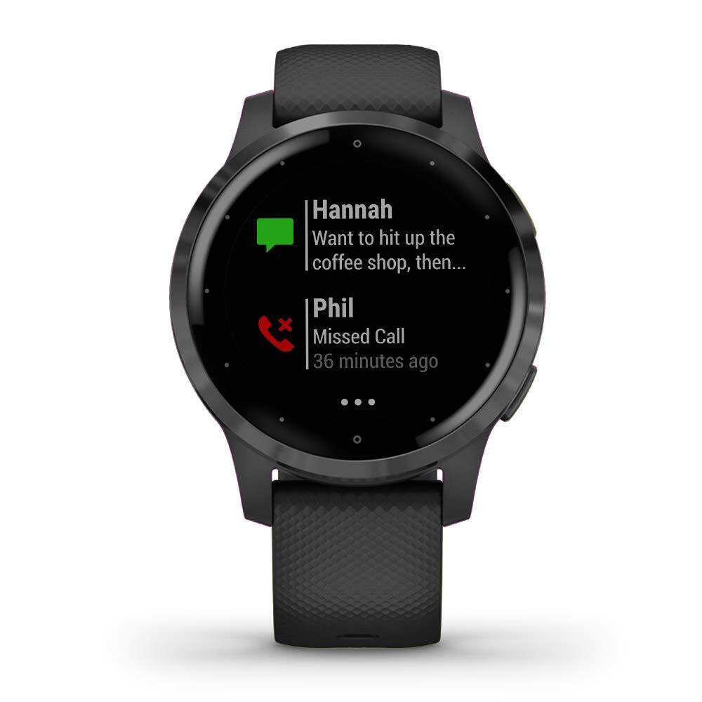 Garmin - vivoactive 4S Smartwatch 40mm Fiber-Reinforced Polymer - Slate - 010-02172-11 - Image 2