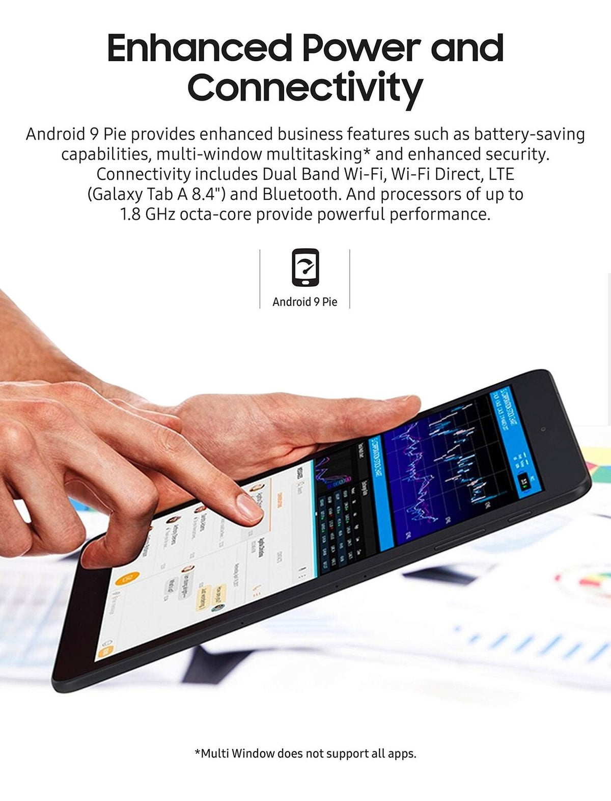 AT&T Samsung Galaxy Tab A 8.4"" (2020) - 32GB - Mocha - SM-T307UZNAATT - Image 9