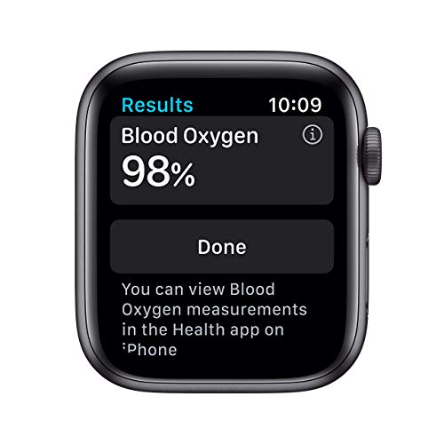 Apple Watch Series 6 GPS 44mm Space Gray Aluminum Case with Black Sport Band - M00H3LL/A - Image 3