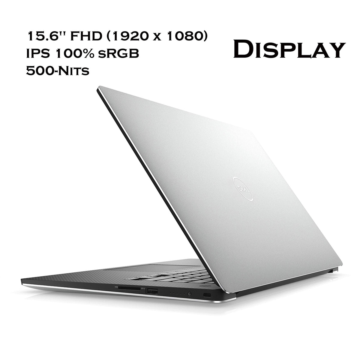 Dell XPS 15.6"" i7-9750H - 8GB - 256GB SSD - NVIDIA GeForce GTX 1650 - Silver - XPS7590-7657SLV-PUS - Image 4