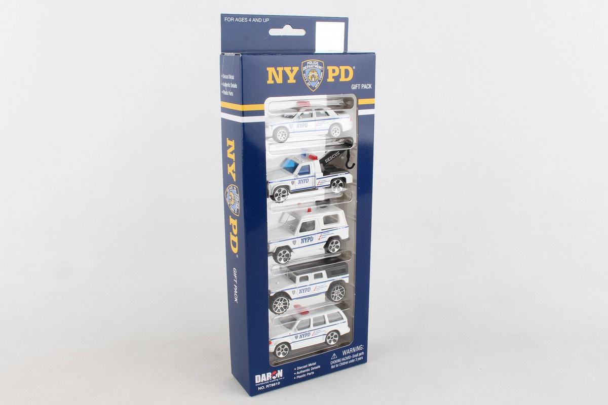 Daron Toys NYPD 5 Piece Toy Car/Truck Gift Set - Image 5
