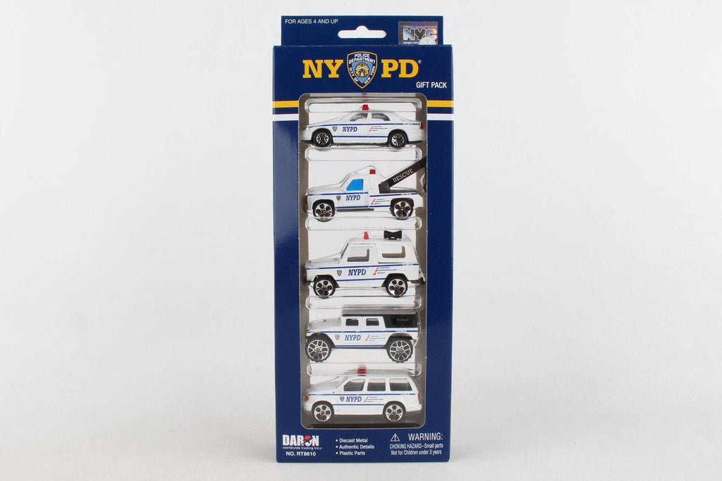 Daron Toys NYPD 5 Piece Toy Car/Truck Gift Set - Image 2