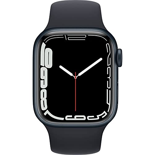 Apple Watch Series 7 (GPS + Cellular) 45mm Aluminum Case with Midnight Sport Band - MKJ73LL/A - Image 2
