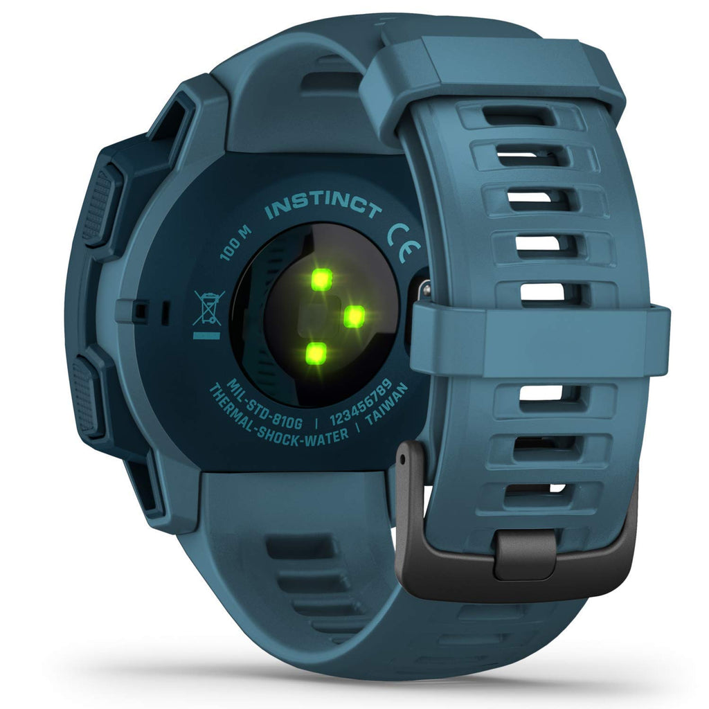 Garmin - Instinct Smartwatch Fiber-Reinforced Polymer - Lakeside Blue - 010-02064-04 - Image 3