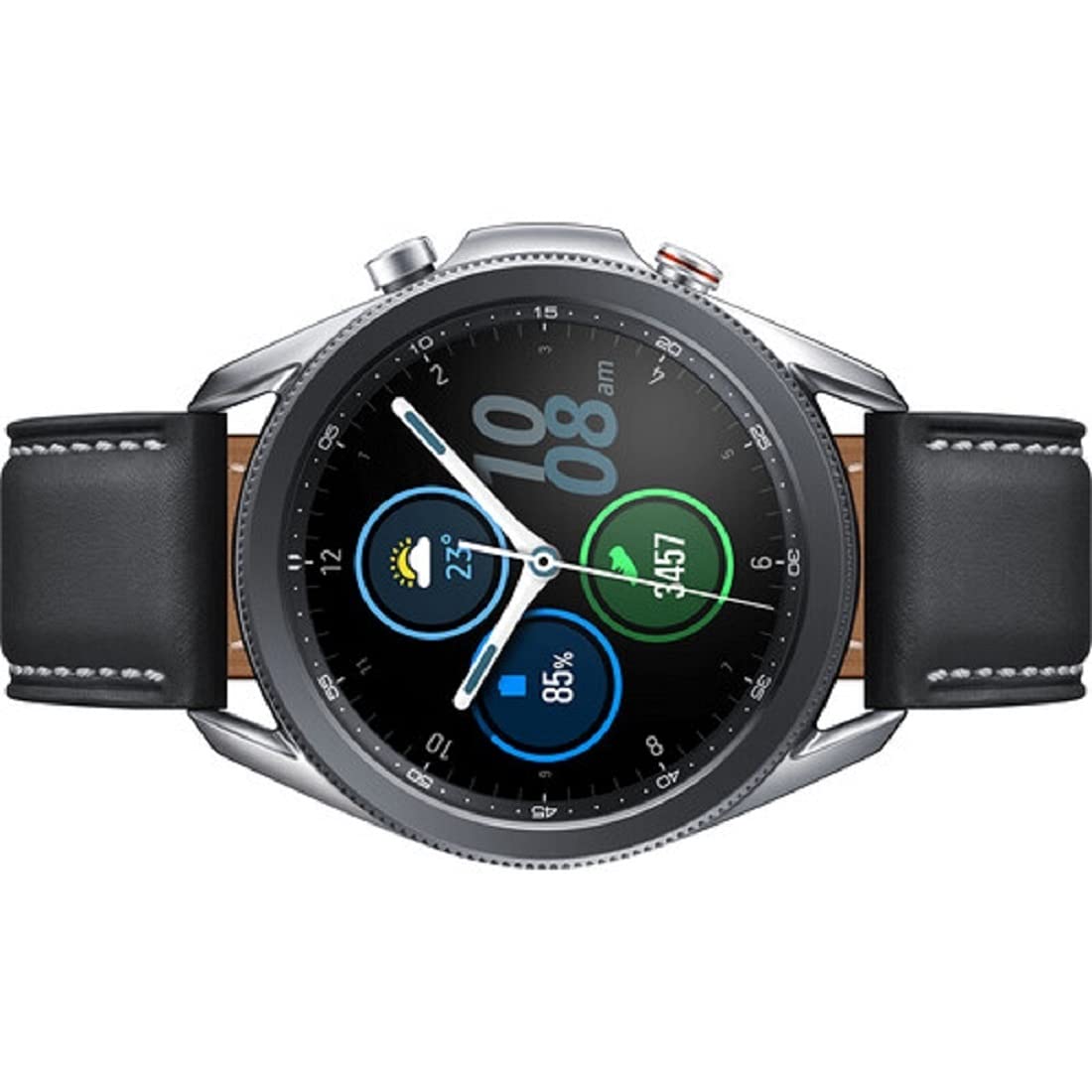 Samsung Galaxy Watch3 45mm (Bluetooth/Cellular) Smartwatch Silver SM-R845UZSAXAR - Image 5