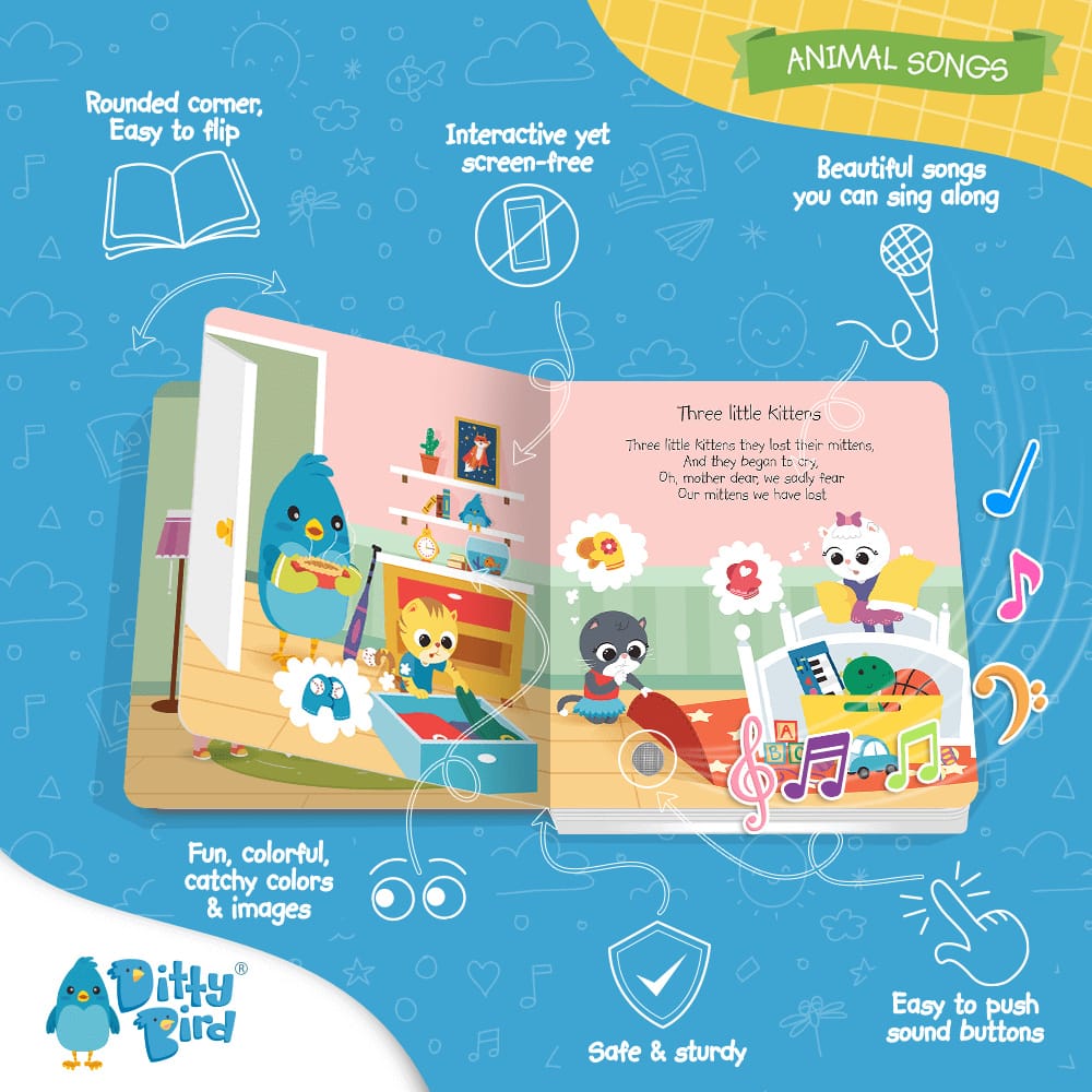 Ditty Bird Musical Books - Animal Songs - Image 5