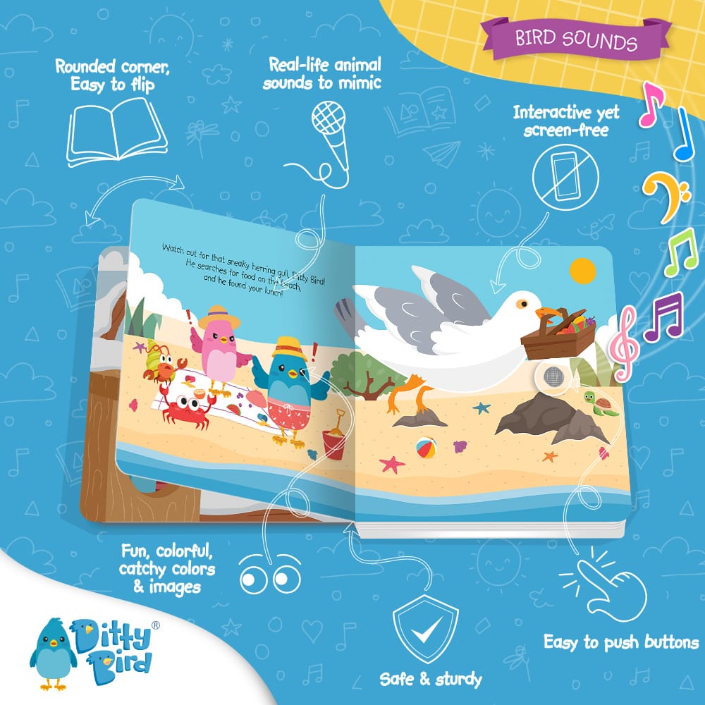 Ditty Bird Musical Books - Bird Sounds - Image 2