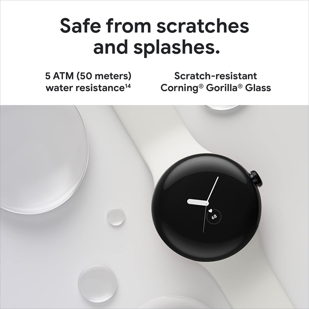 Verizon Pixel Watch Black Stainless Steel 41mm Case w/Obsidian Band - GA03311-US - Image 3