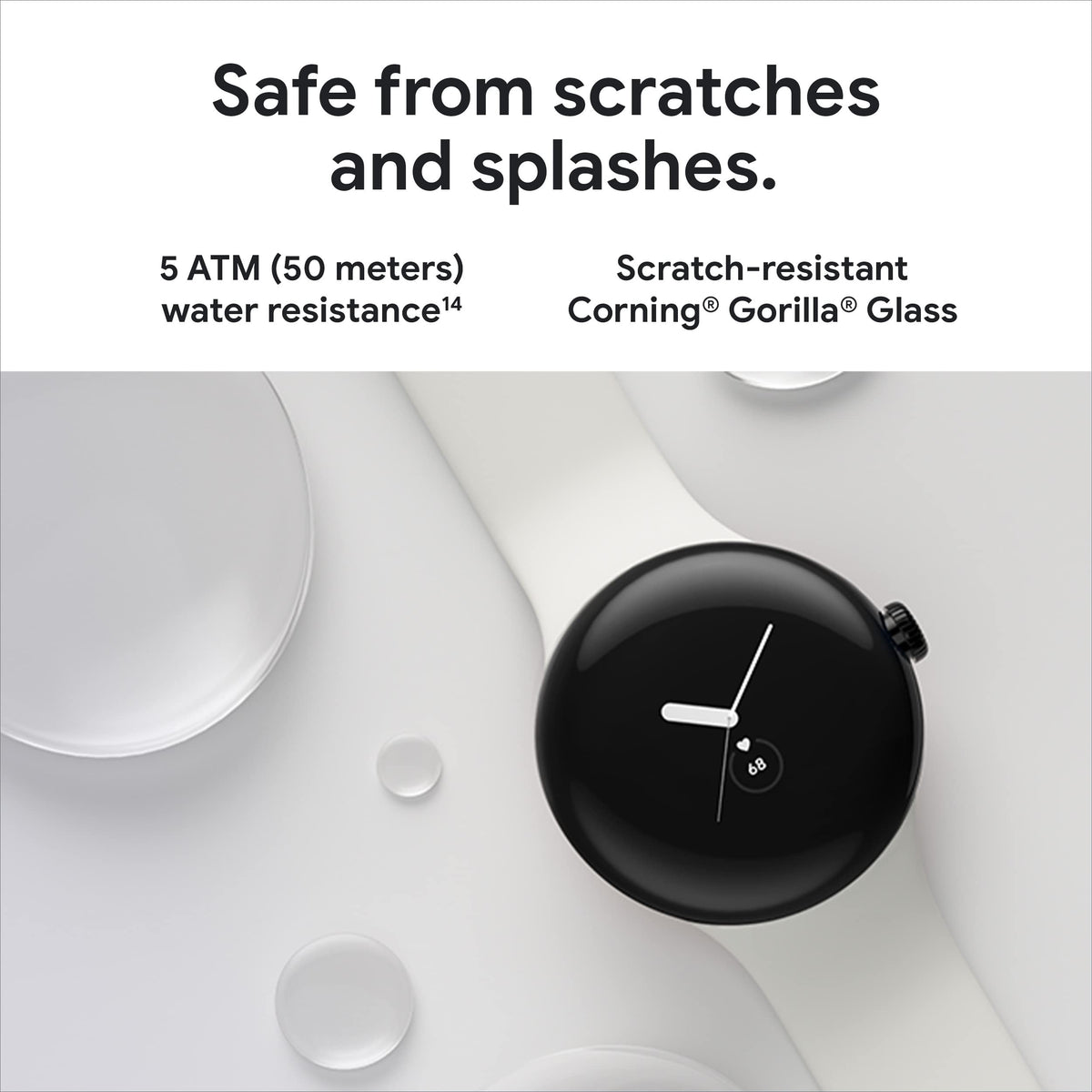 Verizon Pixel Watch Black Stainless Steel 41mm Case w/Obsidian Band - GA03311-US - Image 3