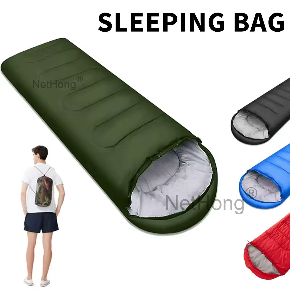 Lightweight Camping Sleeping Bag - Image 2