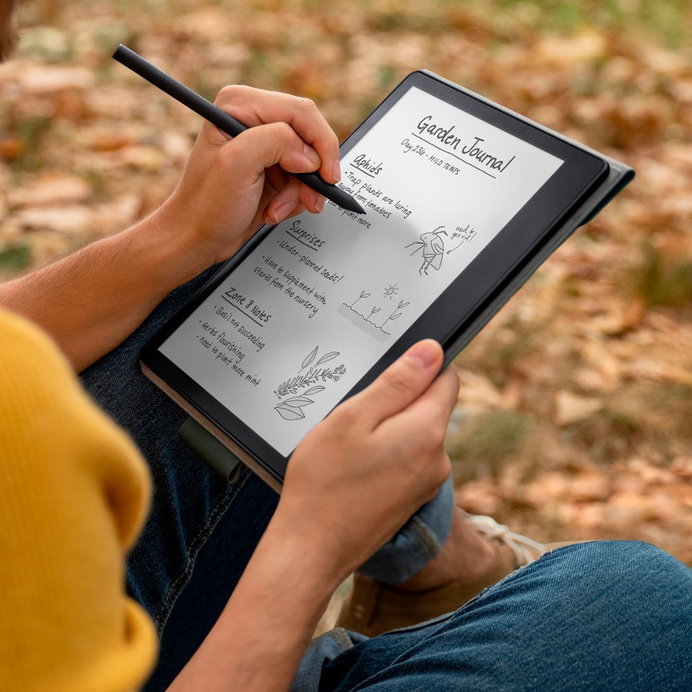 Amazon Kindle Scribe Digital Notebook - 32 GB with Premium Pen - 2022 - Gray - B09BSGFTHY - Image 4