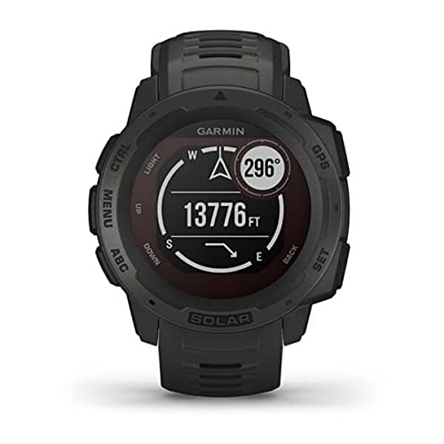 Garmin - Instinct Solar Rugged GPS Smartwatch 45mm Fiber Graphite - 010-02293-10 - Image 7