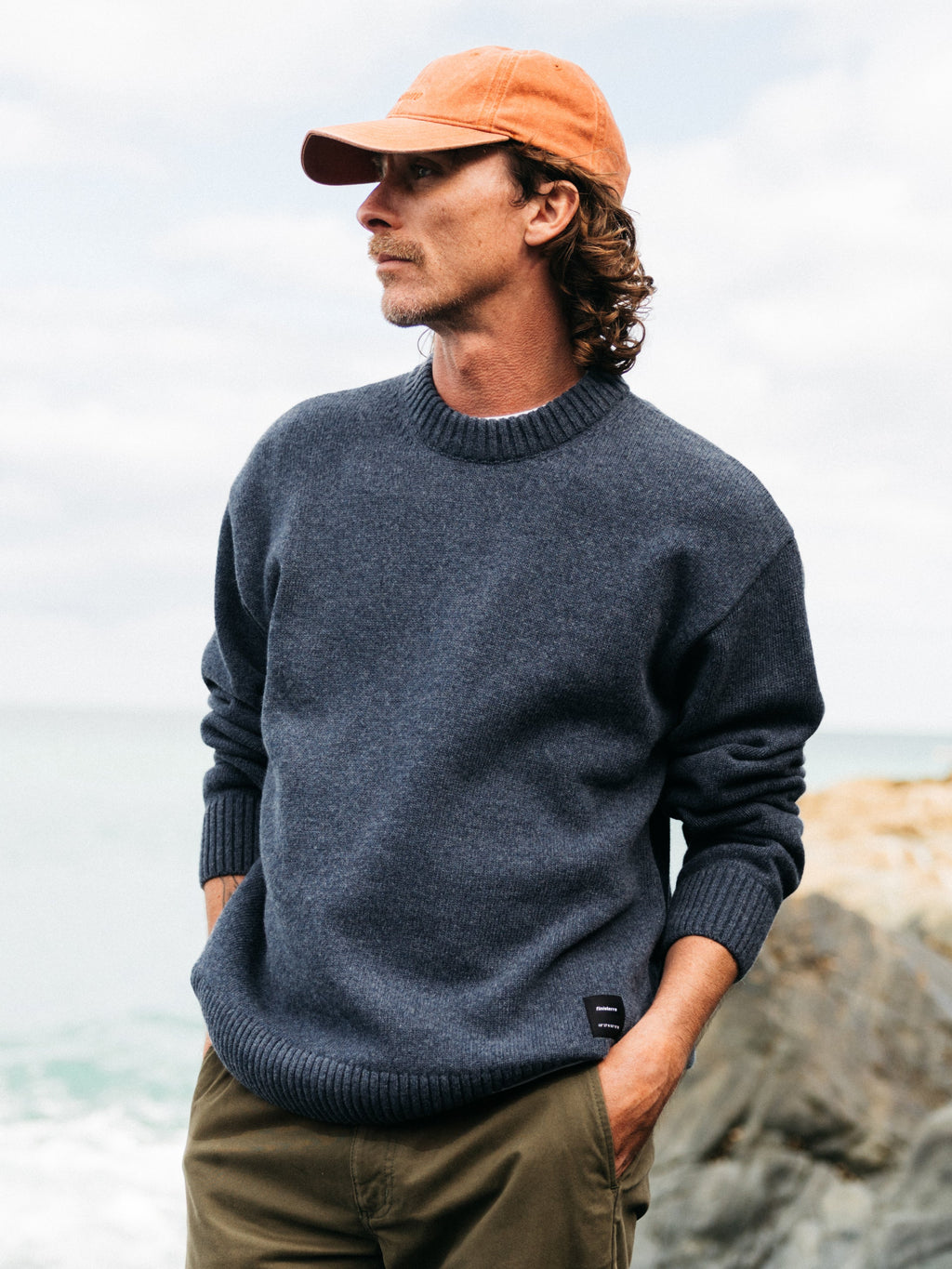 Men's Escall Crew Neck Knit Jumper - Image 2
