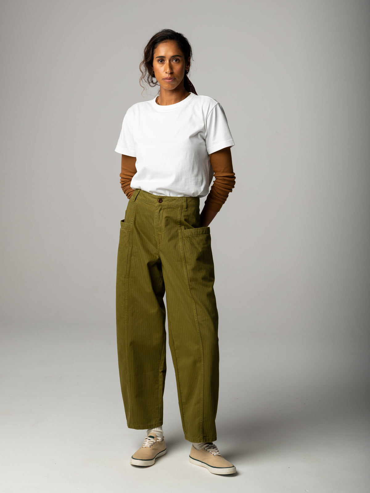 Women's Croft Workwear Barrel Trouser - Image 4